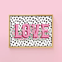 LOVE GYPSOPHILA DALMATIAN PRINT