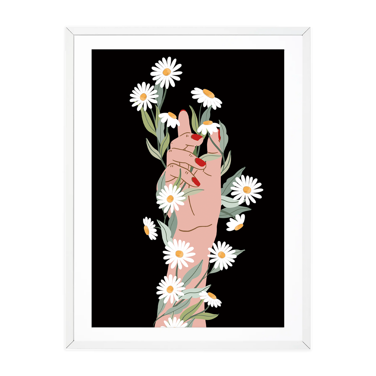 WRAPPED IN DAISIES BLACK OhSoDaisy