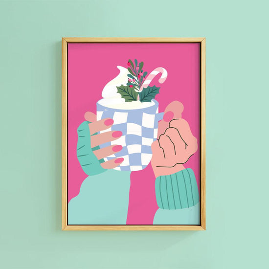 COSY CHRISTMAS CUPPA PRINT