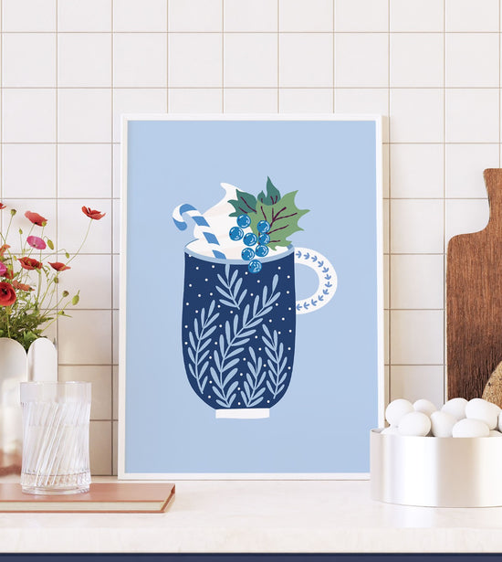 CHRISTMAS HOT CHOCOLATE PRINT