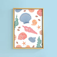 SEA SHELL COLLECTION PRINT