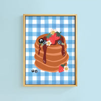 PANCAKES FOR BREAKFAST PRINT