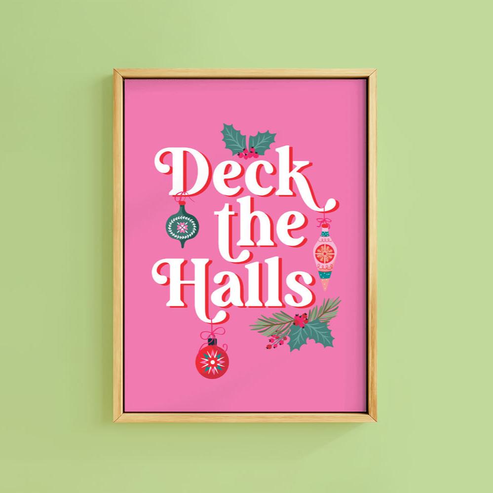 DECK THE HALLS PRINT