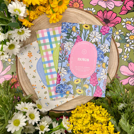 DITSY FLORAL A6 SOFTCOVER JOTTER NOTEBOOK