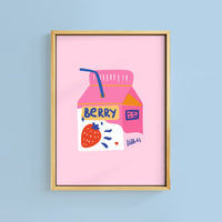 BERRY JUICE CARTON PRINT