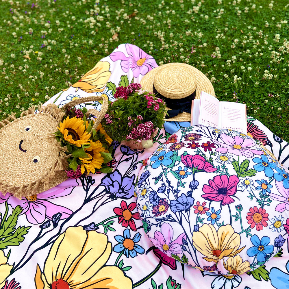 SHE'S A WILDFLOWER CUSHION + BEAN