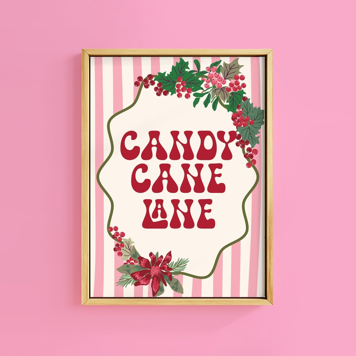 CANDY CANE LANE PRINT