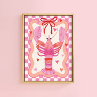 LOBSTER LOVE PRINT