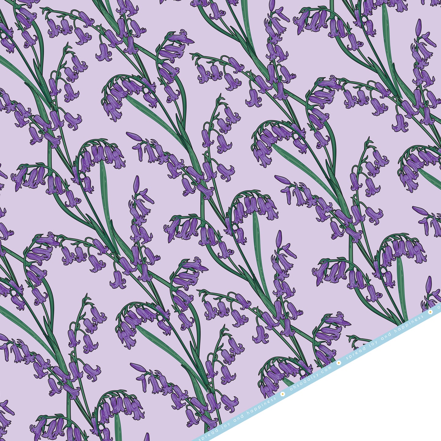 BLUEBELL WOOD GIFT WRAP SHEET