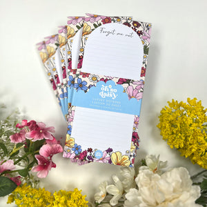 SHE’S A WILDFLOWER - DL SHOPPING LIST NOTEPAD