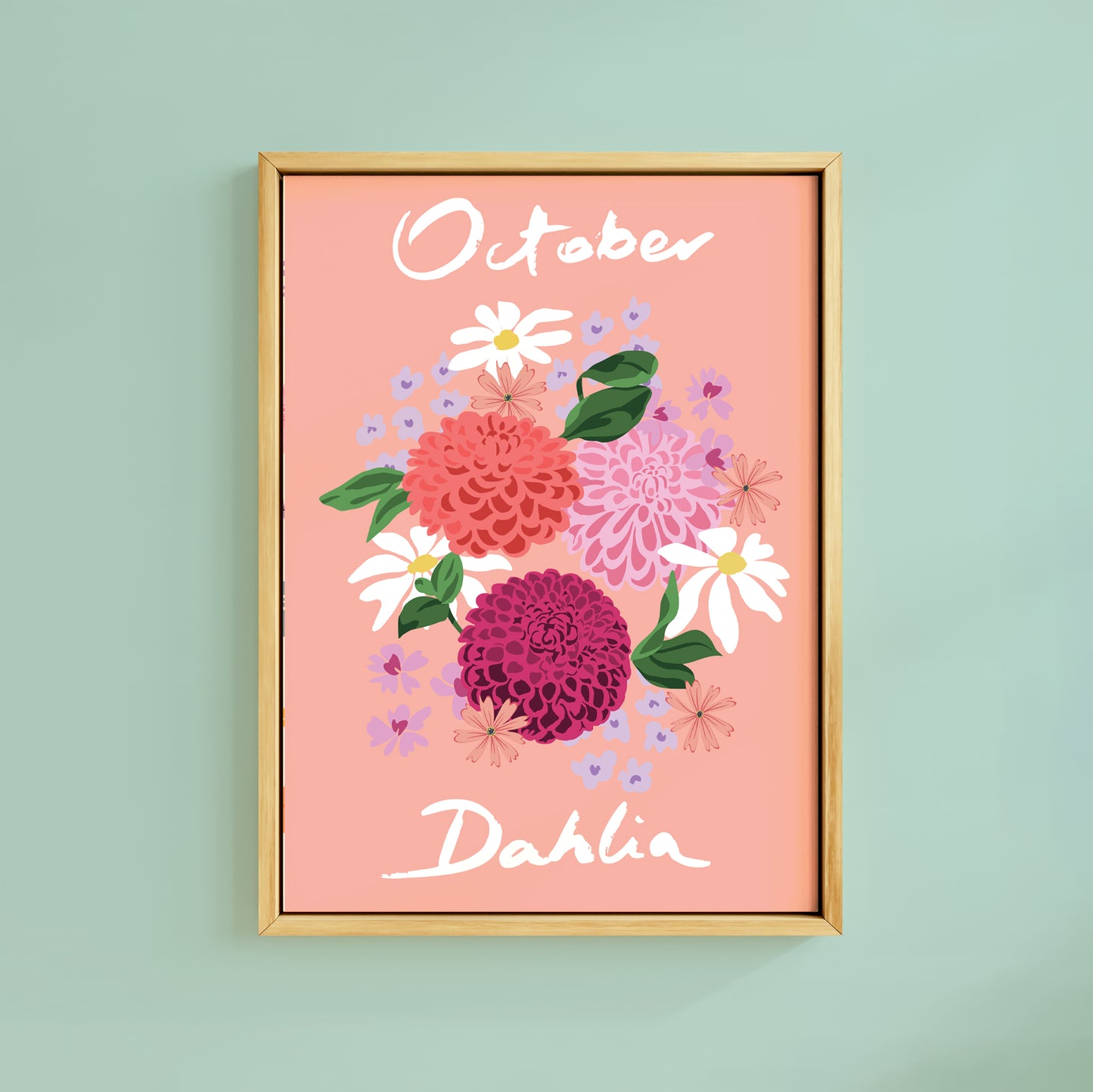 OCTOBER DAHLIA BIRTH FLOWER