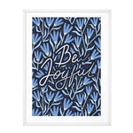 BE JOYFUL SNOWDROP PRINT