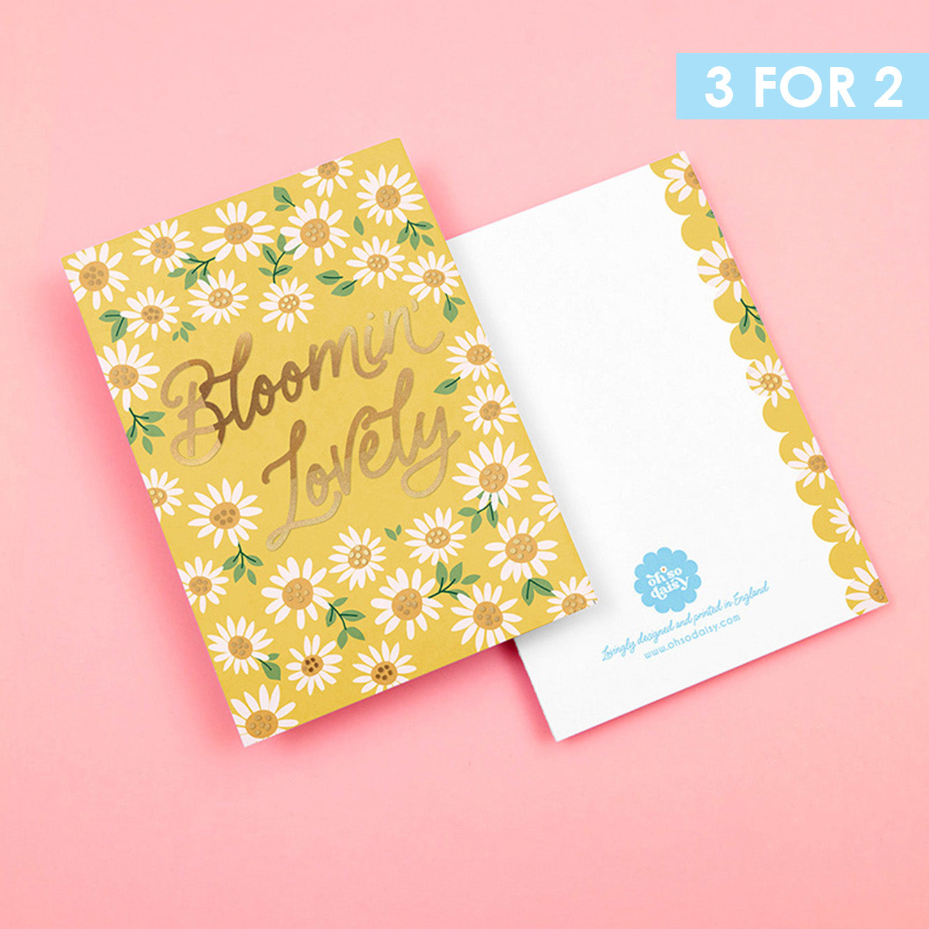 BLOOMIN' LOVELY FOIL GREETINGS CARD