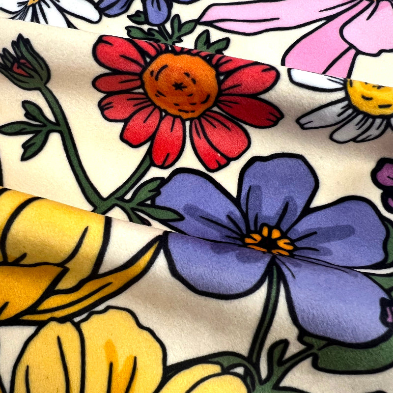 She's A Wildflower Vintage Cream Fabric – OhSoDaisy
