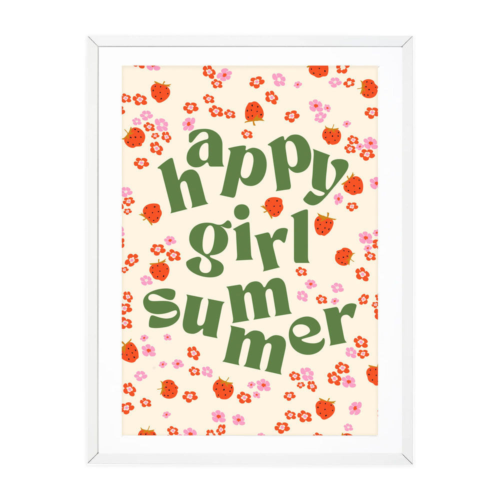 HAPPY GIRL SUMMER - STRAWBERRIES