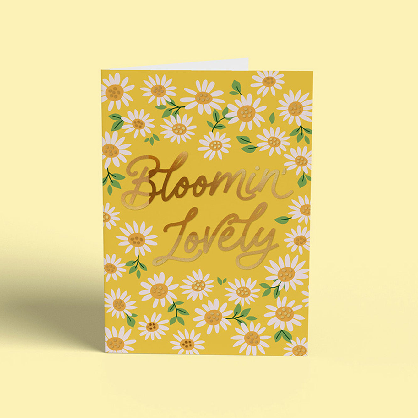 BLOOMIN' LOVELY FOIL GREETINGS CARD