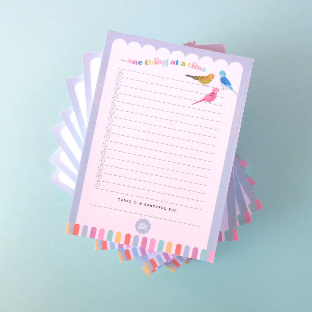 ONE THING AT A TIME - A6 MEMO PAD