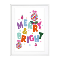 MERRY AND BRIGHT PRINT