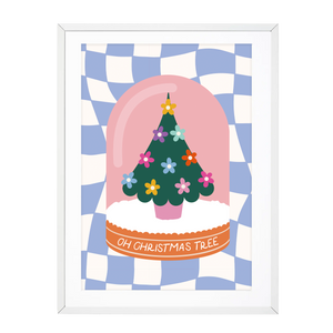 
            
                Load image into Gallery viewer, OH CHRISTMAS TREE CLOCHE PRINT
            
        