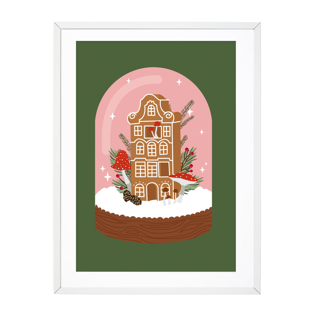 
            
                Load image into Gallery viewer, GINGERBREAD CLOCH PRINT
            
        