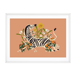 LEAPING MEADOW ZEBRA - SAHARA