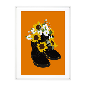 
            
                Load image into Gallery viewer, SUNFLOWER BOOTS ORANGE
            
        