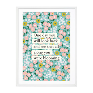
            
                Load image into Gallery viewer, BLOOMING FLOWERS - BOOK QUOTE
            
        