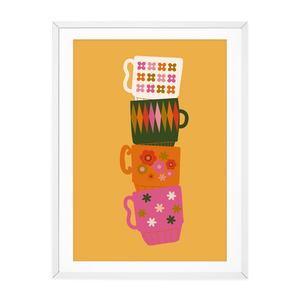 
            
                Load image into Gallery viewer, TEA CUPS STACKED - RETRO
            
        