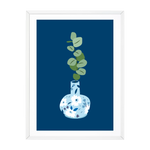 BOHO EUCALYPTUS BUD VASE NAVY