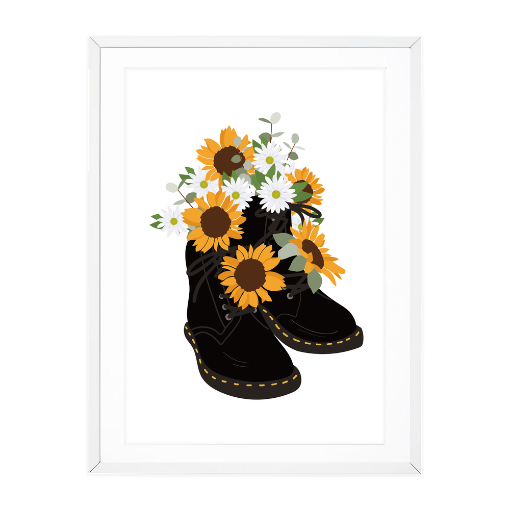 
            
                Load image into Gallery viewer, SUNFLOWER BOOTS WHITE
            
        