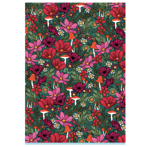 WOODLAND WILDFLOWER GIFT WRAP SHEET