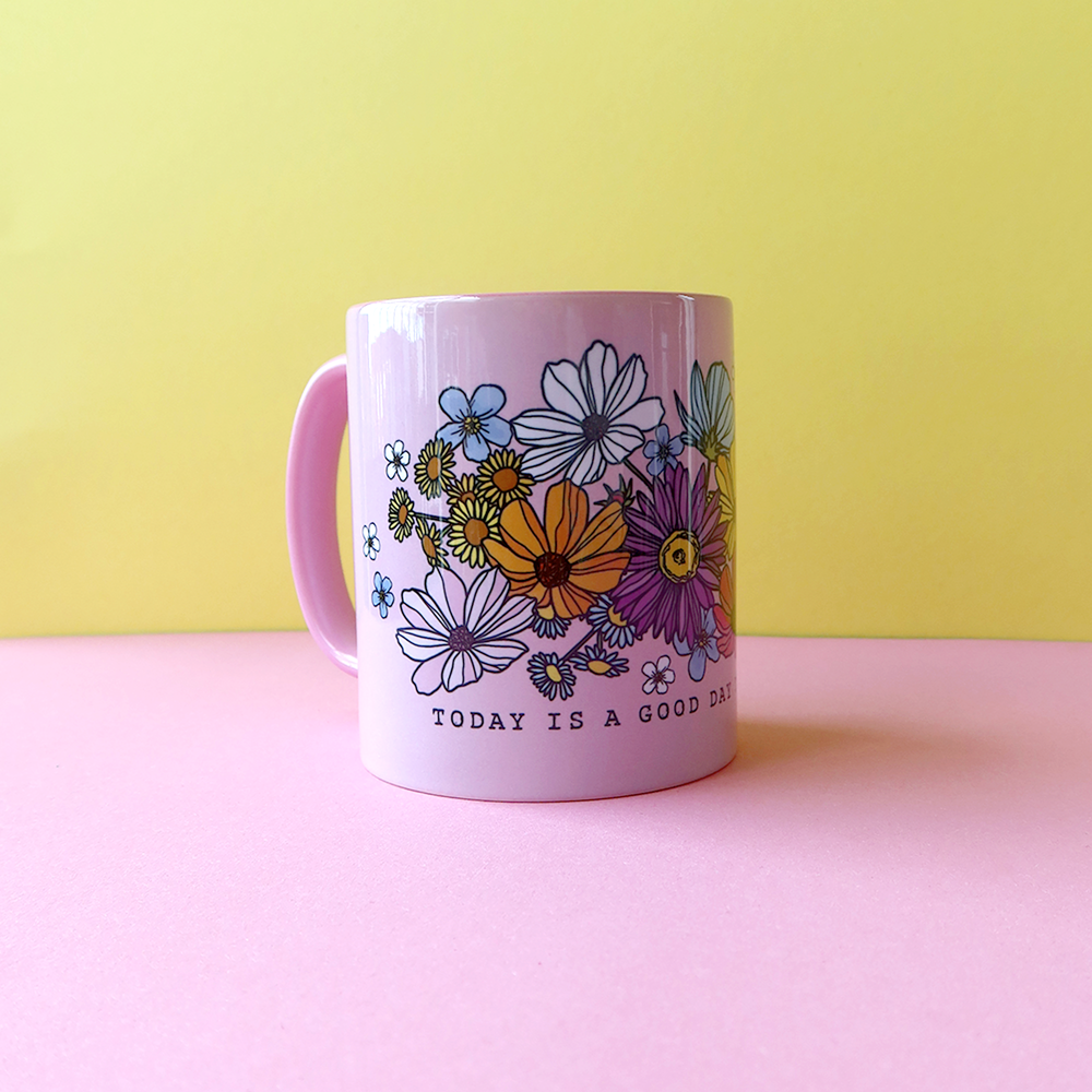 
            
                Load image into Gallery viewer, A GOOD DAY TO BE HAPPY MUG
            
        