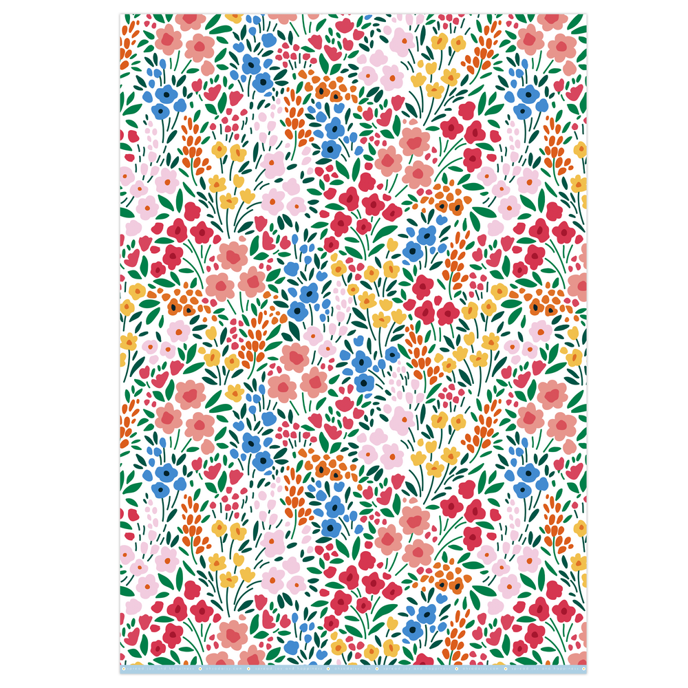 BLOOMIN' LOVELY GIFT WRAP SHEET