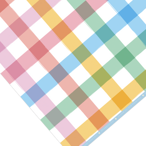 
            
                Load image into Gallery viewer, RAINBOW GINGHAM GIFT WRAP SHEET
            
        