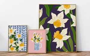 DAFFODIL STEMS - NAVY