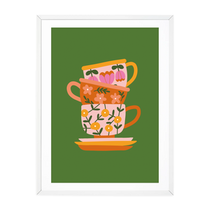 
            
                Load image into Gallery viewer, RETRO TEA CUPS - MID CENTURY
            
        