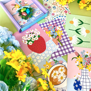 
            
                Load image into Gallery viewer, SPRING BLOOM SET OF 8 MINI PRINTS
            
        